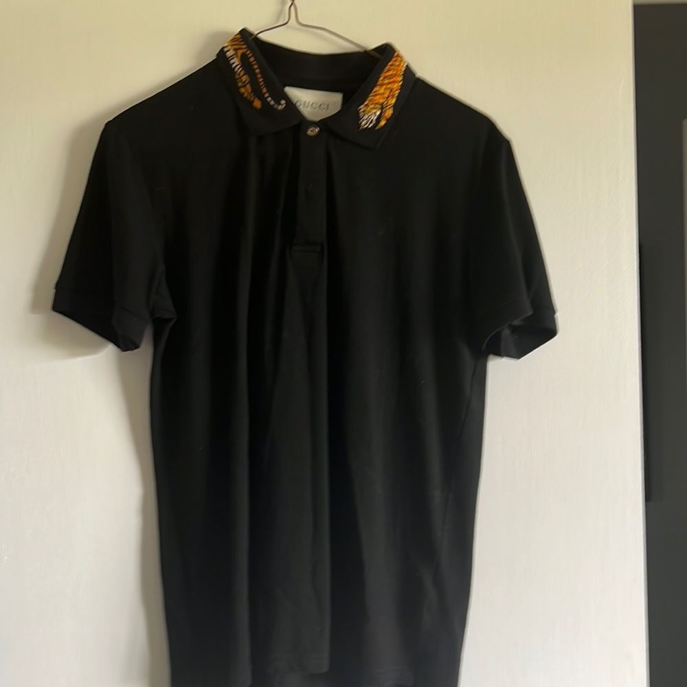 Mens Tiger collar polo